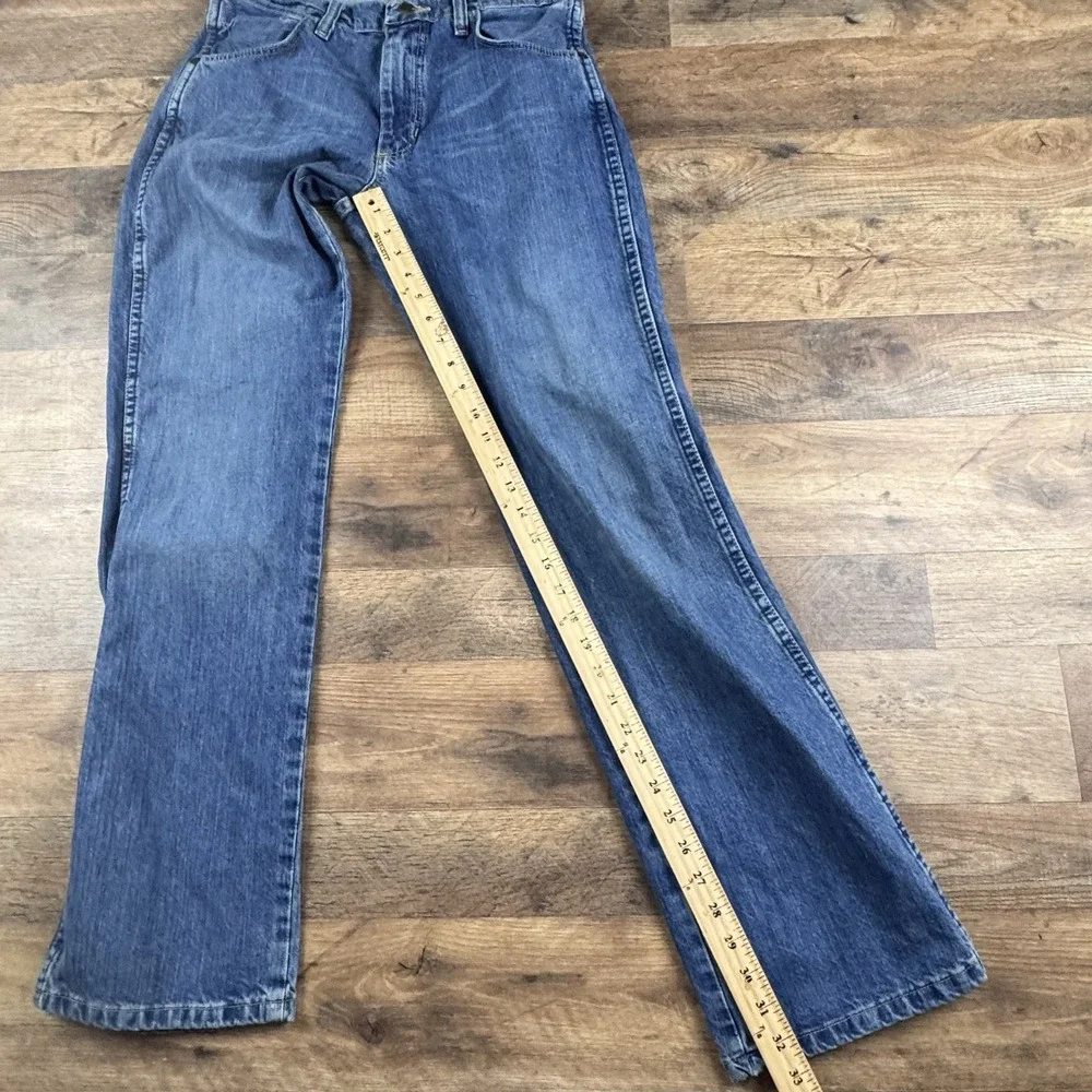 Wrangler Vtg Jeans Mens 30x32 Blue Denim Cowboy Cut Boot Western 77MWZWO